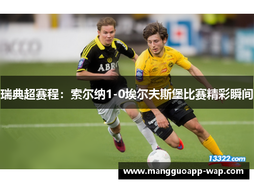 瑞典超赛程：索尔纳1-0埃尔夫斯堡比赛精彩瞬间