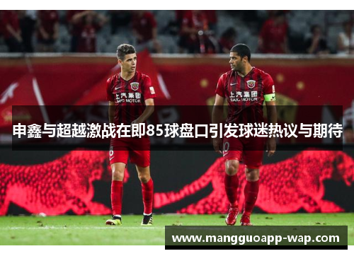 申鑫与超越激战在即85球盘口引发球迷热议与期待